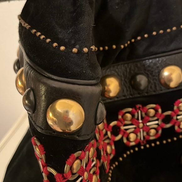 Rare Vintage Gucci Black Suede Bag - Picture 14 of 16